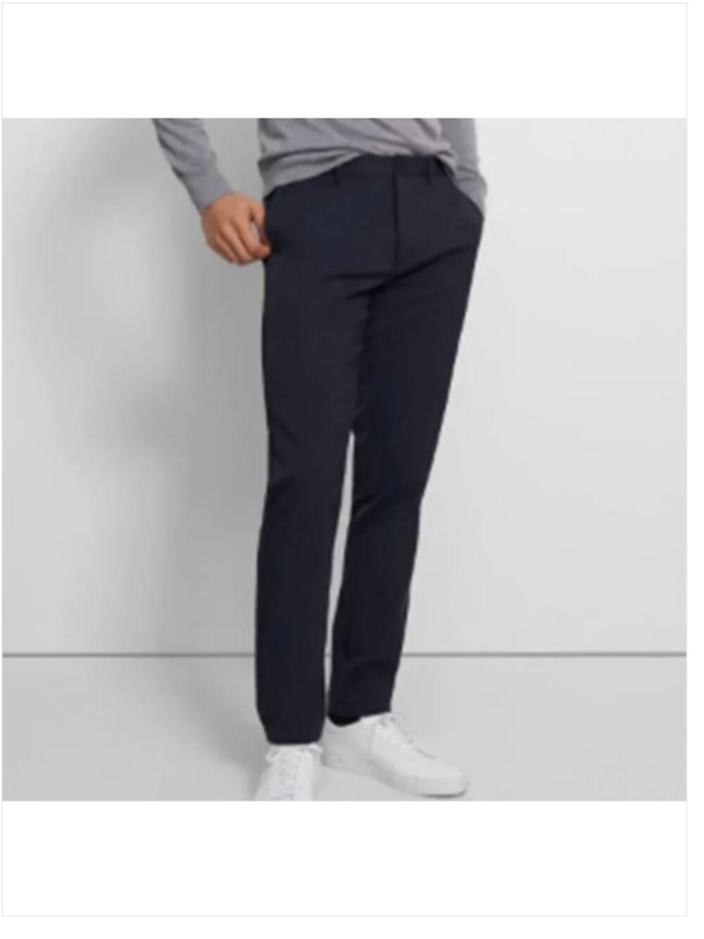 Theory Pants Mens Blue Zaine SW Neoteric Stretch Dress Casual Chino Tag 32 W34